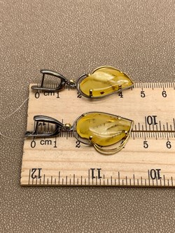 *Серьги Янтарь арт. 43020102519-949, (Вес 7,98г) - фото 314796 *Серьги Янтарь арт. 43020102519-949, (Вес 7,98г) - фото 314796