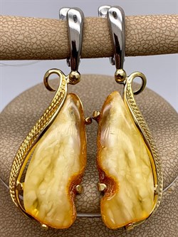 *Серьги Янтарь арт. 43020116546-767, (Вес 9,45г) - фото 314849 *Серьги Янтарь арт. 43020116546-767, (Вес 9,45г) - фото 314849