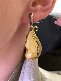 *Серьги Янтарь арт. 43020116546-767, (Вес 9,45г) - фото 314853 *Серьги Янтарь арт. 43020116546-767, (Вес 9,45г) - фото 314853