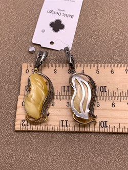 *Серьги Янтарь арт. 63020116546-945, (Вес 12,23г) - фото 314869 *Серьги Янтарь арт. 63020116546-945, (Вес 12,23г) - фото 314869