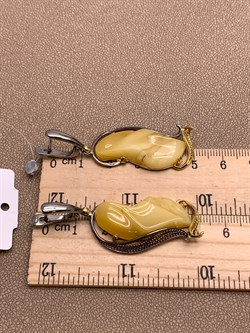 *Серьги Янтарь арт. 63020116546-945, (Вес 12,23г) - фото 314870 *Серьги Янтарь арт. 63020116546-945, (Вес 12,23г) - фото 314870