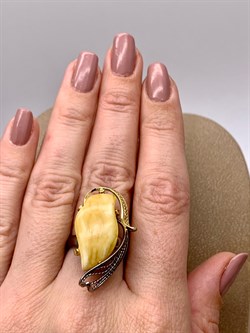 *Кольцо р.16,75 Янтарь арт. 43030116546-880, (Вес 7,35г) - фото 314878 *Кольцо р.16,75 Янтарь арт. 43030116546-880, (Вес 7,35г) - фото 314878