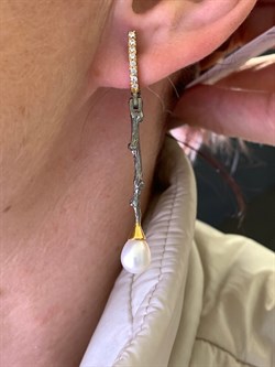 *Серьги Белый Жемчуг Арт 2229 Вес 5,58 г - фото 315080 *Серьги Белый Жемчуг Арт 2229 Вес 5,58 г - фото 315080