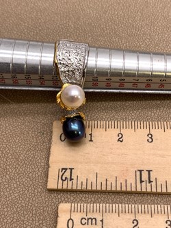 *Кольцо р.16-17 Поцелуйчик Жемчуг Арт 1207-8,51 Вес 8,51 г - фото 315118 *Кольцо р.16-17 Поцелуйчик Жемчуг Арт 1207-8,51 Вес 8,51 г - фото 315118