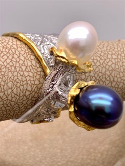 *Кольцо р.16-17 Поцелуйчик Жемчуг Арт 1207-8,51 Вес 8,51 г - фото 315120 *Кольцо р.16-17 Поцелуйчик Жемчуг Арт 1207-8,51 Вес 8,51 г - фото 315120