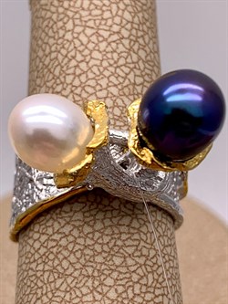 *Кольцо р.16-17 Поцелуйчик Жемчуг Арт 1207-8,51 Вес 8,51 г - фото 315125 *Кольцо р.16-17 Поцелуйчик Жемчуг Арт 1207-8,51 Вес 8,51 г - фото 315125