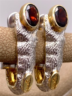 *Серьги Гранат Пироп Арт 2102-гранат Вес 9,6 г - фото 315199 *Серьги Гранат Пироп Арт 2102-гранат Вес 9,6 г - фото 315199