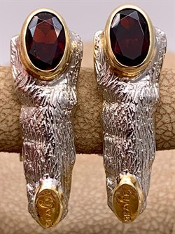 *Серьги Гранат Пироп Арт 2102-гранат Вес 9,6 г - фото 315200 *Серьги Гранат Пироп Арт 2102-гранат Вес 9,6 г - фото 315200