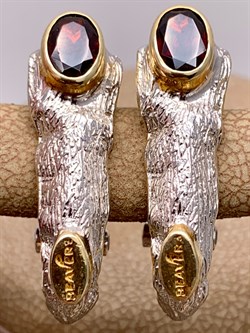 *Серьги Гранат Пироп Арт 2102-гранат Вес 9,6 г - фото 315202 *Серьги Гранат Пироп Арт 2102-гранат Вес 9,6 г - фото 315202