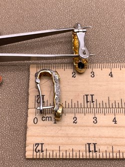 *Серьги Гранат Пироп Арт 2102-гранат Вес 9,6 г - фото 315203 *Серьги Гранат Пироп Арт 2102-гранат Вес 9,6 г - фото 315203