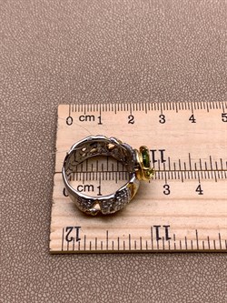 *Кольцо р.17,5 Хризолит Арт 1085-хризолит Вес 9,11 г - фото 315256 *Кольцо р.17,5 Хризолит Арт 1085-хризолит Вес 9,11 г - фото 315256