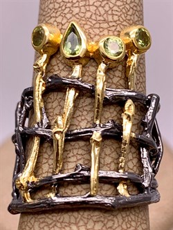 *Кольцо р.16 Хризолит Арт 1165 Вес 6,93 г - фото 315263 *Кольцо р.16 Хризолит Арт 1165 Вес 6,93 г - фото 315263