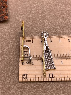 *Серьги Хризолит Арт 2215 Вес 6,99 г - фото 315272 *Серьги Хризолит Арт 2215 Вес 6,99 г - фото 315272