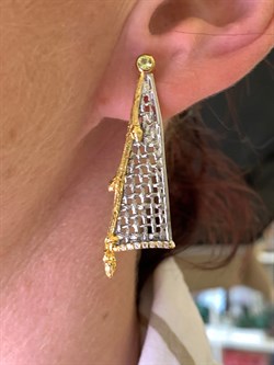 *Серьги Хризолит Арт 2215 Вес 6,99 г - фото 315274 *Серьги Хризолит Арт 2215 Вес 6,99 г - фото 315274