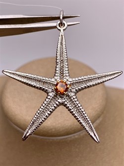 *Подвеска Цитрин Урал Арт 3154-963 Вес 4,53 г - фото 315284 *Подвеска Цитрин Урал Арт 3154-963 Вес 4,53 г - фото 315284