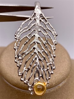 *Подвеска Цитрин Арт 3184-цитрин Вес 5,08 г - фото 315288 *Подвеска Цитрин Арт 3184-цитрин Вес 5,08 г - фото 315288