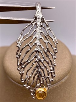 *Подвеска Цитрин Арт 3184-цитрин Вес 5,08 г - фото 315289 *Подвеска Цитрин Арт 3184-цитрин Вес 5,08 г - фото 315289