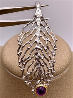 *Подвеска Аметист Арт 3184-аметист Вес 5,21 г - фото 315295 *Подвеска Аметист Арт 3184-аметист Вес 5,21 г - фото 315295