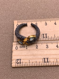 *Кольцо р.18 Голубой Топаз Арт 1178 Вес 7,76 г - фото 315324 *Кольцо р.18 Голубой Топаз Арт 1178 Вес 7,76 г - фото 315324