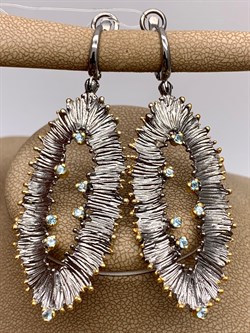 *Серьги Голубой Топаз Арт 2298 Вес 13,61 г - фото 315341 *Серьги Голубой Топаз Арт 2298 Вес 13,61 г - фото 315341