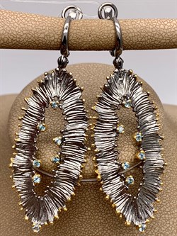 *Серьги Голубой Топаз Арт 2298 Вес 13,61 г - фото 315342 *Серьги Голубой Топаз Арт 2298 Вес 13,61 г - фото 315342