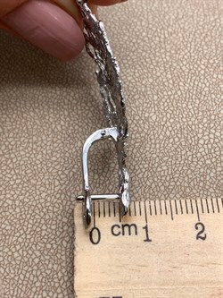 *Серьги Аметист Арт 2161-аметист Вес 8 г - фото 315392