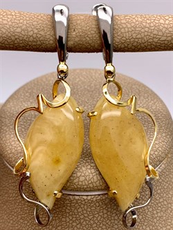 *Серьги Янтарь арт. 63020111519-311, (Вес 8,35г) - фото 315413 *Серьги Янтарь арт. 63020111519-311, (Вес 8,35г) - фото 315413