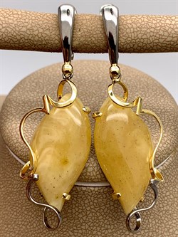 *Серьги Янтарь арт. 63020111519-311, (Вес 8,35г) - фото 315415 *Серьги Янтарь арт. 63020111519-311, (Вес 8,35г) - фото 315415