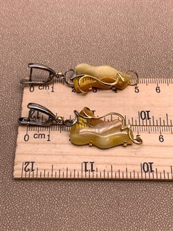 *Серьги Янтарь арт. 63020111520-298, (Вес 8,76г) - фото 315481 *Серьги Янтарь арт. 63020111520-298, (Вес 8,76г) - фото 315481