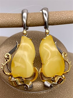 *Серьги Янтарь арт. 63020119541-581, (Вес 10,54г) - фото 315521 *Серьги Янтарь арт. 63020119541-581, (Вес 10,54г) - фото 315521