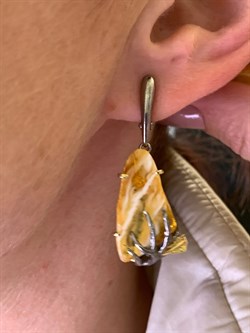 *Серьги Янтарь арт. 43020119541-508, (Вес 7,27г) - фото 315569 *Серьги Янтарь арт. 43020119541-508, (Вес 7,27г) - фото 315569