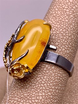 *Кольцо р.18 Янтарь арт. 43030119541-961, (Вес 5,88г) - фото 315588 *Кольцо р.18 Янтарь арт. 43030119541-961, (Вес 5,88г) - фото 315588