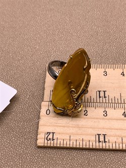 *Кольцо р.17-19 Янтарь арт. 43030419547-670, (Вес 8,64г) - фото 315655 *Кольцо р.17-19 Янтарь арт. 43030419547-670, (Вес 8,64г) - фото 315655