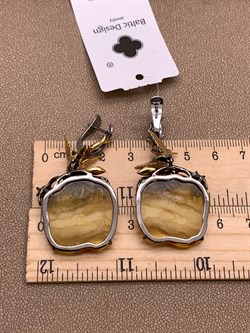 *Серьги Янтарь арт. 43020119547-243, (Вес 15,61г) - фото 315664 *Серьги Янтарь арт. 43020119547-243, (Вес 15,61г) - фото 315664