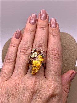 *Кольцо р.17 Янтарь арт. 43032108573-248 (Вес 8,33г) - фото 315673 *Кольцо р.17 Янтарь арт. 43032108573-248 (Вес 8,33г) - фото 315673