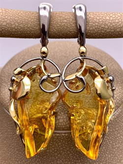 *Серьги Янтарь арт. 43022108573-468 (Вес 11,86г) - фото 315677 *Серьги Янтарь арт. 43022108573-468 (Вес 11,86г) - фото 315677