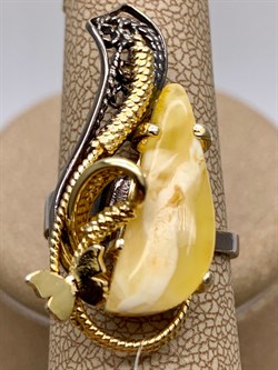 *Кольцо р.17 Янтарь арт. 43030102546-541 (Вес 5,83г) - фото 315740 *Кольцо р.17 Янтарь арт. 43030102546-541 (Вес 5,83г) - фото 315740