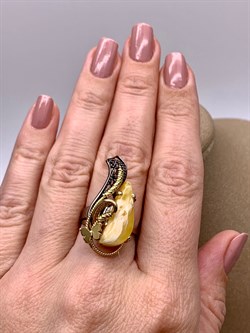 *Кольцо р.17 Янтарь арт. 43030102546-541 (Вес 5,83г) - фото 315741 *Кольцо р.17 Янтарь арт. 43030102546-541 (Вес 5,83г) - фото 315741