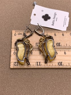 *Серьги Янтарь арт. 43020102546-860, (Вес 11,91г) - фото 315783 *Серьги Янтарь арт. 43020102546-860, (Вес 11,91г) - фото 315783