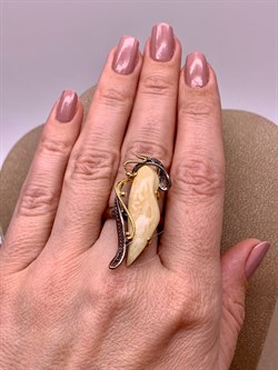 *Кольцо р.17 Янтарь арт. 43030102546-553 (Вес 7,36г) - фото 315827 *Кольцо р.17 Янтарь арт. 43030102546-553 (Вес 7,36г) - фото 315827