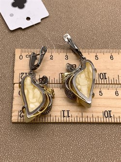 *Серьги Янтарь арт. 43022102546-034 (Вес 13,06 г) - фото 315845 *Серьги Янтарь арт. 43022102546-034 (Вес 13,06 г) - фото 315845