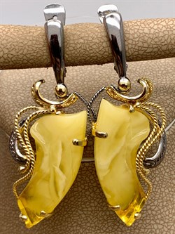 *Серьги Янтарь арт. 43020102546-862 (Вес 10,04г) - фото 315849 *Серьги Янтарь арт. 43020102546-862 (Вес 10,04г) - фото 315849