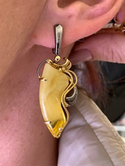 *Серьги Янтарь арт. 43020102546-862 (Вес 10,04г) - фото 315850 *Серьги Янтарь арт. 43020102546-862 (Вес 10,04г) - фото 315850