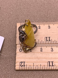 *Кольцо р.17 Янтарь арт. 43030102546-604 (Вес 5,27г) - фото 315863 *Кольцо р.17 Янтарь арт. 43030102546-604 (Вес 5,27г) - фото 315863