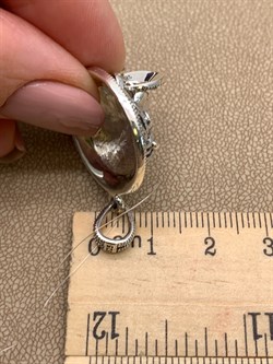 *Подвеска Лев Марказит арт. HP1254-167 вес 7,52 г - фото 315960