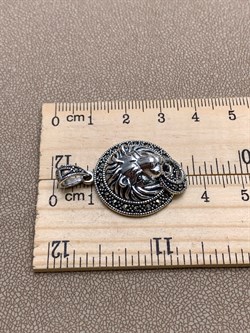 *Подвеска Лев Марказит арт. HP1254-167 вес 7,52 г - фото 315962