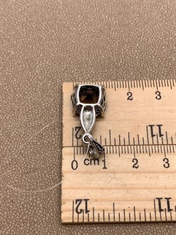 *Подвеска Марказит  Раухтопаз арт. HP1047-804 вес 2,82 г - фото 316146