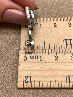 *Подвеска Марказит Голубой Топаз арт. HP776-Топаз-675 вес 4,13 г - фото 316186