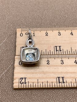 *Подвеска Марказит Голубой Топаз арт. HP776-Топаз-675 вес 4,13 г - фото 316187