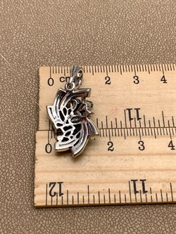 *Подвеска Марказит Голубой Топаз арт. HP818-Топаз-334 вес 4,65 г - фото 316202